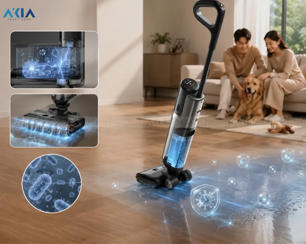 Máy Hút Bụi Khô Và Ướt Mova K30 Pro 11 Máy Hút Bụi Khô Và Ướt Mova K30 Pro - Akia Smart Home