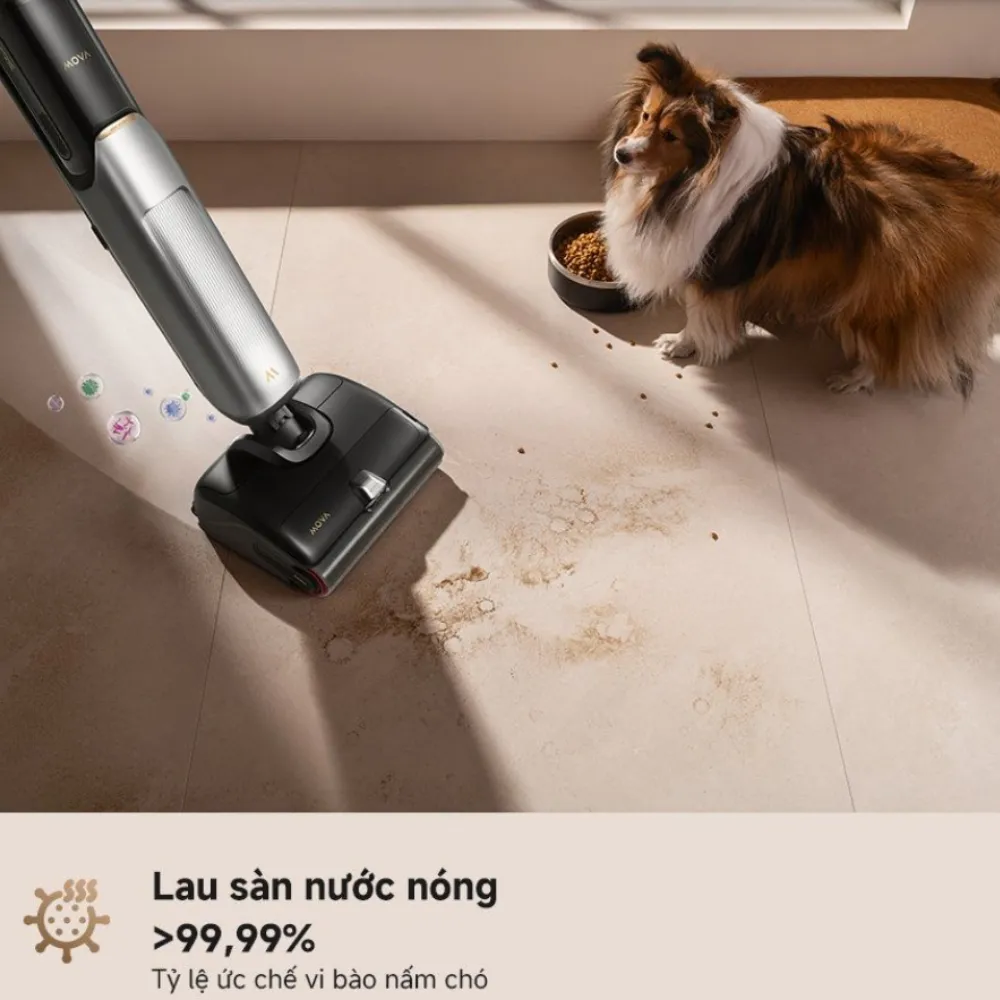 Máy Hút Bụi Lau Nhà Mova X4 Pro 15 Máy Hút Bụi Khô Và Ướt Mova X4 Pro - Akia Smart Home