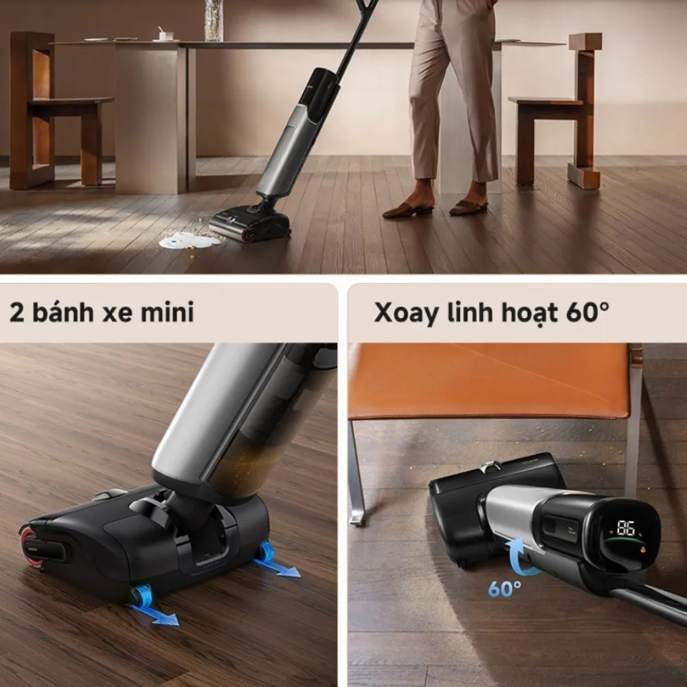 Máy Hút Bụi Lau Nhà Mova X4 Pro 18 Máy Hút Bụi Khô Và Ướt Mova X4 Pro - Akia Smart Home