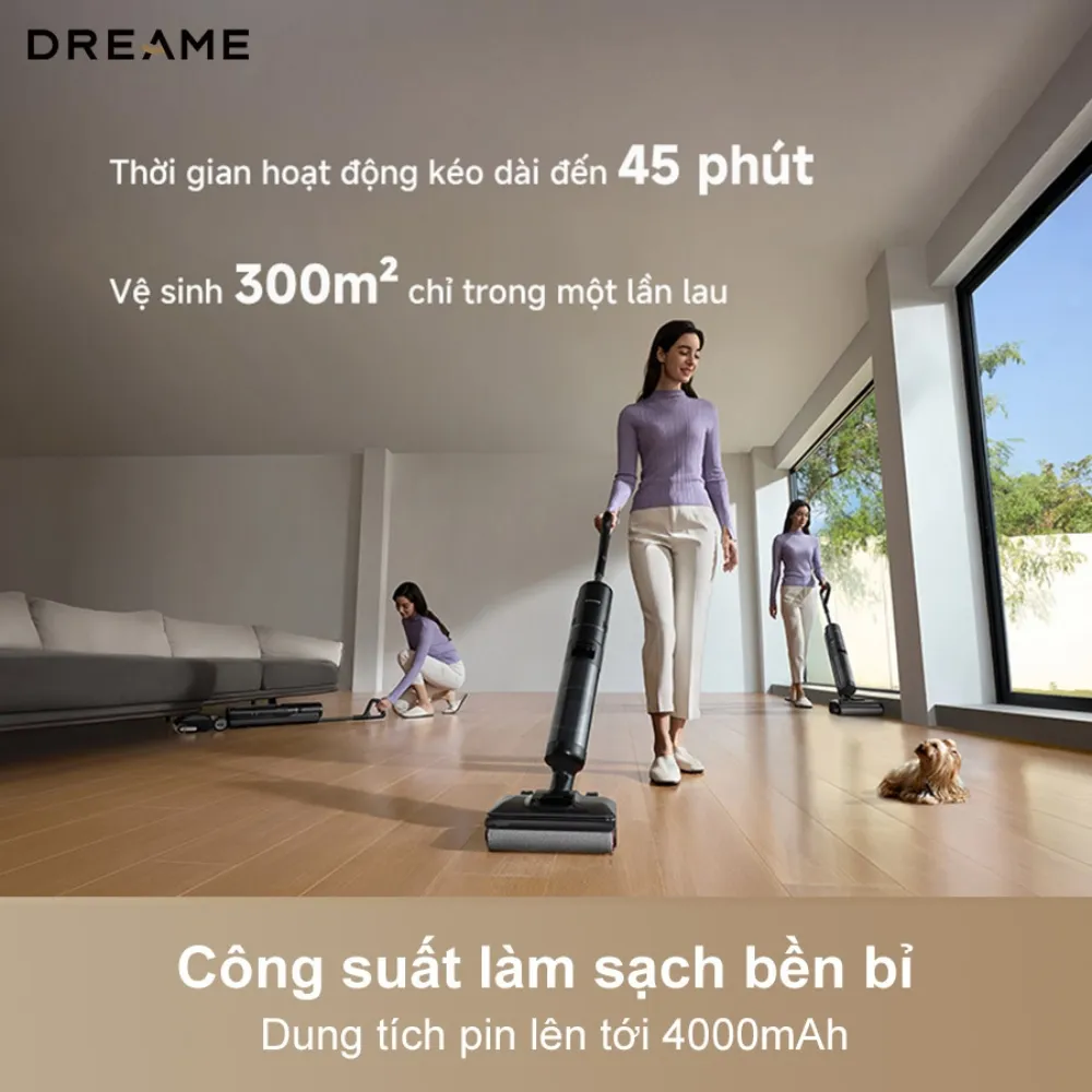 Máy Hút Bụi Lau Sàn Thông Minh Dreame H12 Flexreach 13 Máy Hút Bụi Lau Sàn Thông Minh Dreame H12 Flexreach - Akia Smart Home