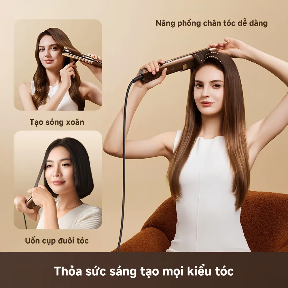 Máy Sấy Duỗi Tóc Dreame Aero Straight 21 Máy Sấy Duỗi Tóc Dreame Aero Straight - Akia Smart Home