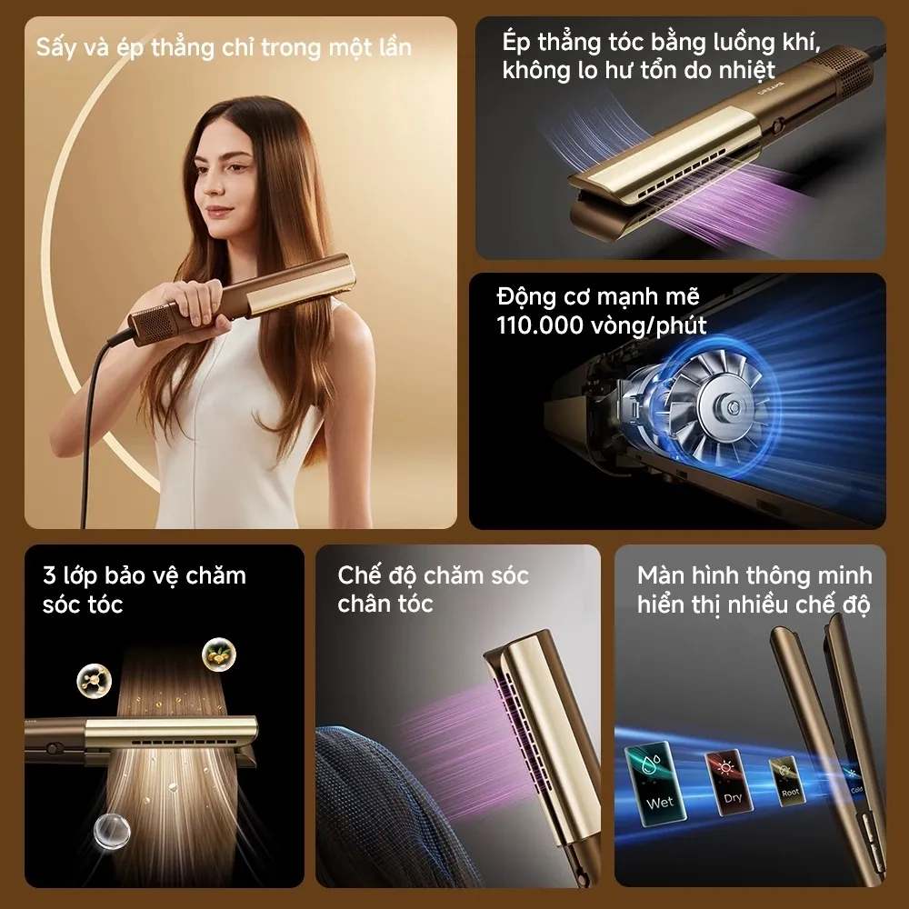 Máy Sấy Duỗi Tóc Dreame Aero Straight 12 Máy Sấy Duỗi Tóc Dreame Aero Straight - Akia Smart Home
