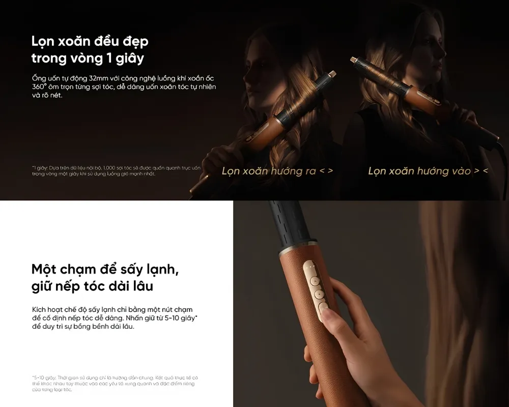 Máy Sấy Tóc Và Tạo Kiểu Dreame Airstyle Pro Đa Năng 7 Trong 1 9 Máy Sấy Tóc Và Tạo Kiểu Dreame Airstyle Pro Đa Năng 7 Trong 1 - Akia Smart Home