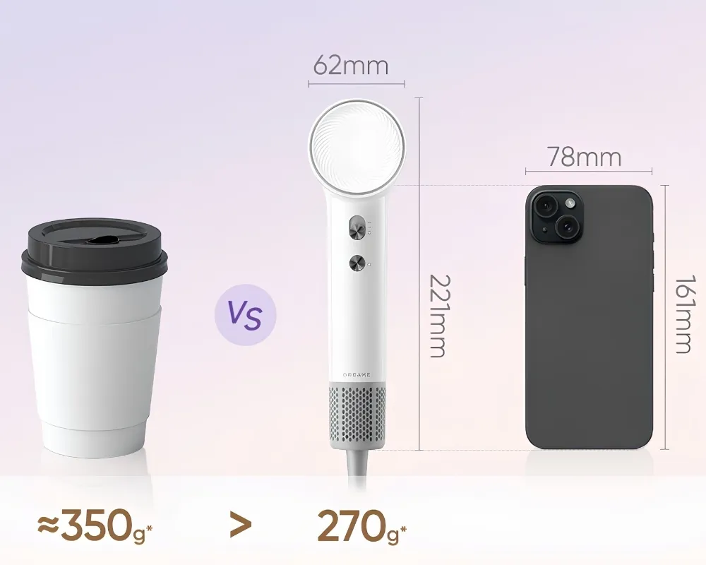 Máy Sấy Tóc Dreame Hair Mini 10 Máy Sấy Tóc Dreame Hair Mini - Akia Smart Home