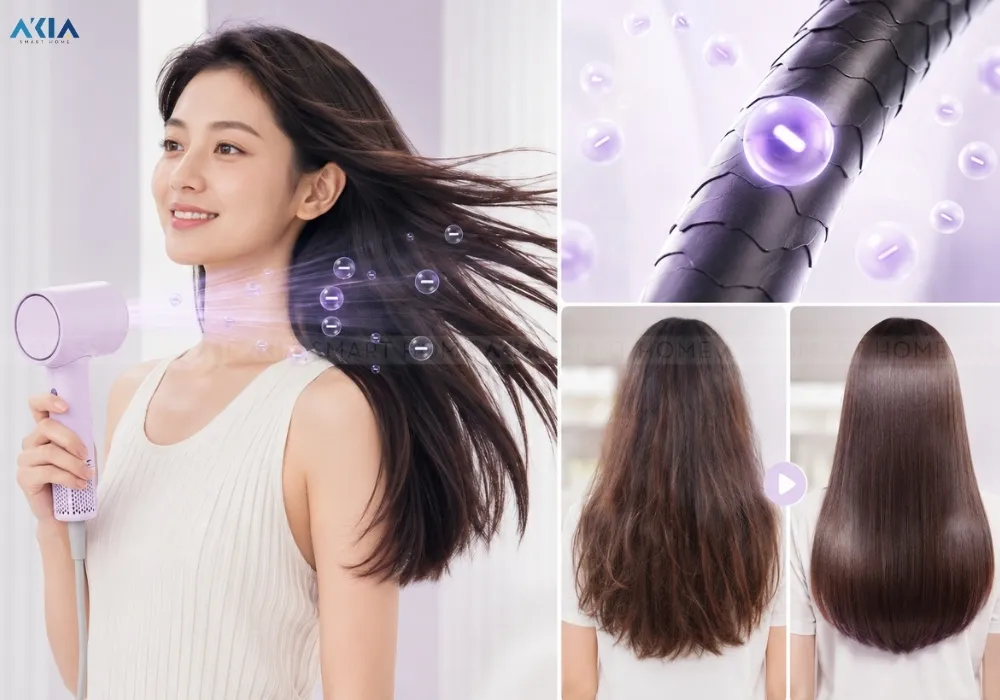 Máy Sấy Tóc Dreame Hair Mini 13 Máy Sấy Tóc Dreame Hair Mini - Akia Smart Home
