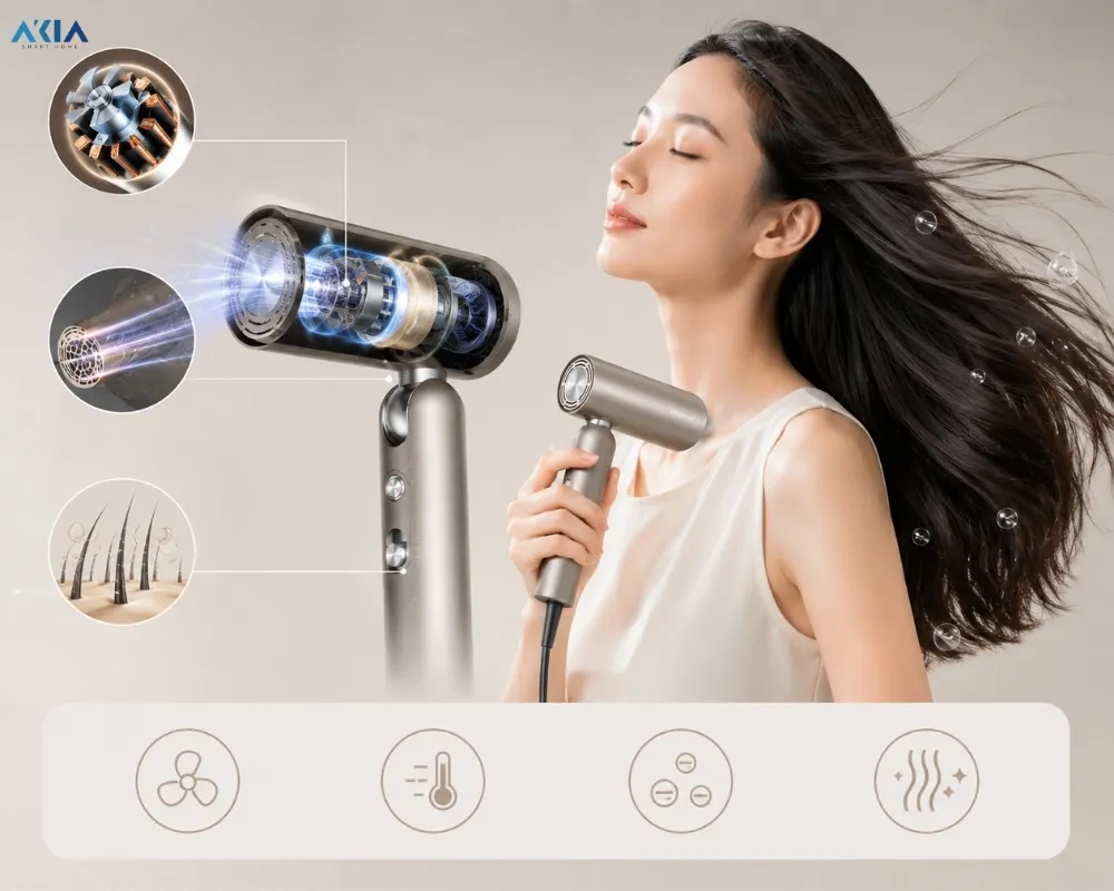 Máy Sấy Tóc Dreame Pocket Uni - Akia Smart Home