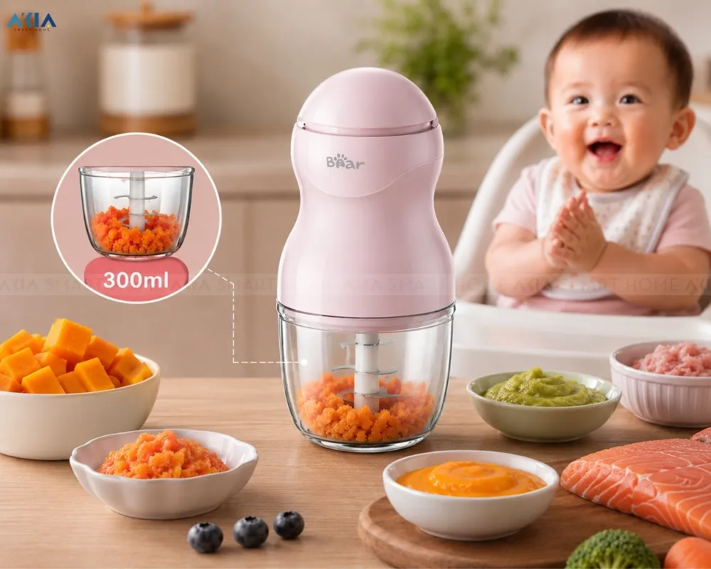 Máy Xay Ăn Dặm Bear Gr-B03V8 25 Máy Xay Ăn Dặm Bear Gr-B03V8 - Akia Smart Home