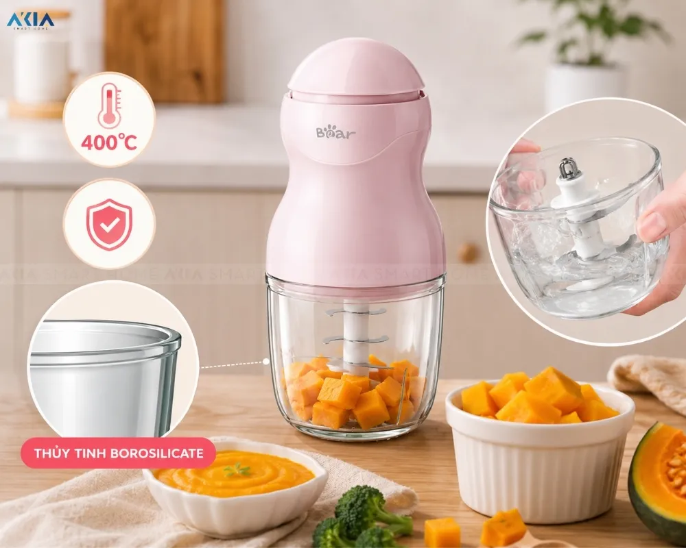 Máy Xay Ăn Dặm Bear Gr-B03V8 26 Máy Xay Ăn Dặm Bear Gr-B03V8 - Akia Smart Home