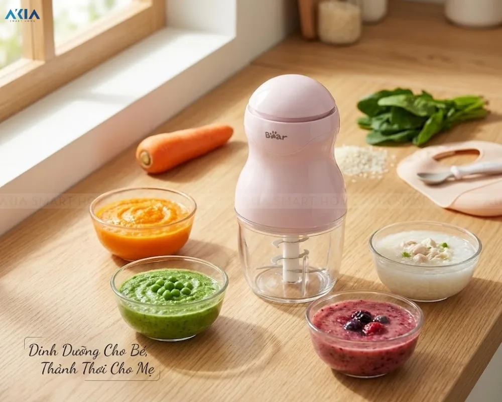 Máy Xay Ăn Dặm Bear Gr-B03V8 30 Máy Xay Ăn Dặm Bear Gr-B03V8 - Akia Smart Home