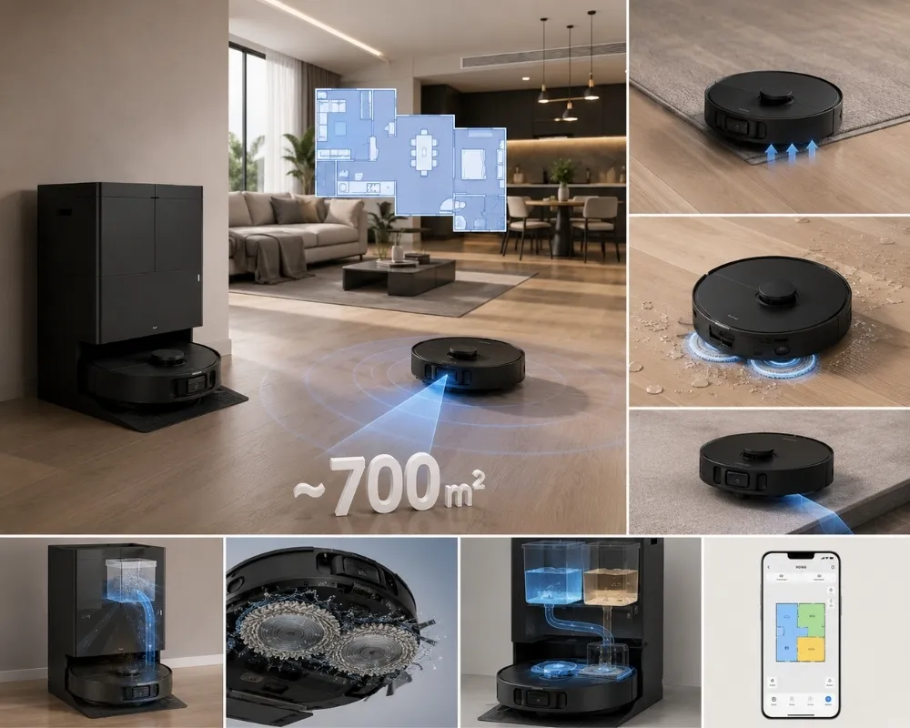 Robot Hút Bụi Lau Nhà Mova E50 Ultra 29 Robot Hút Bụi Lau Nhà Mova E50 Ultra - Akia Smart Home