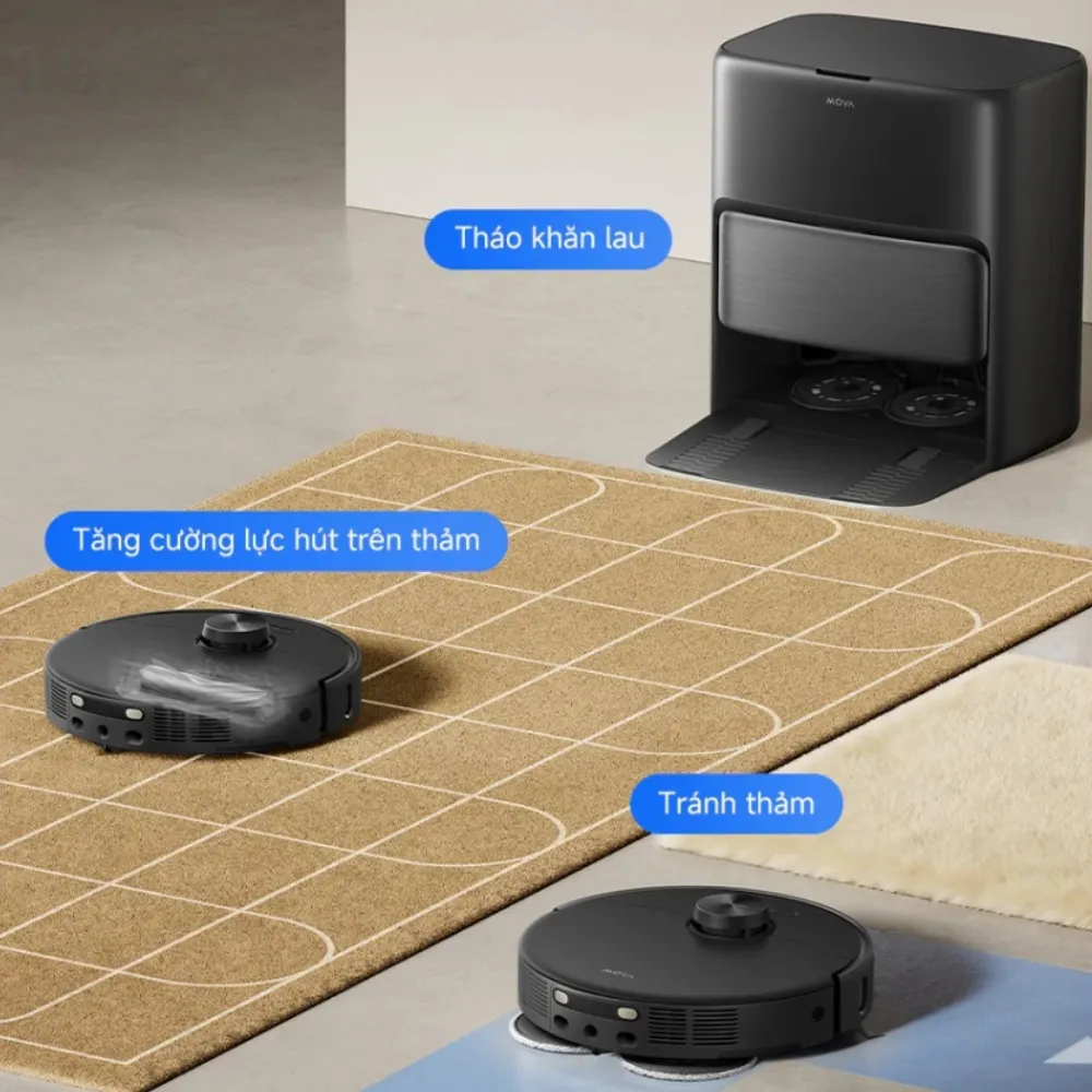 Robot Hút Bụi Lau Nhà Mova P70 Pro Ultra 16 Robot Hút Bụi Lau Nhà Mova P70 Pro Ultra - Akia Smart Home