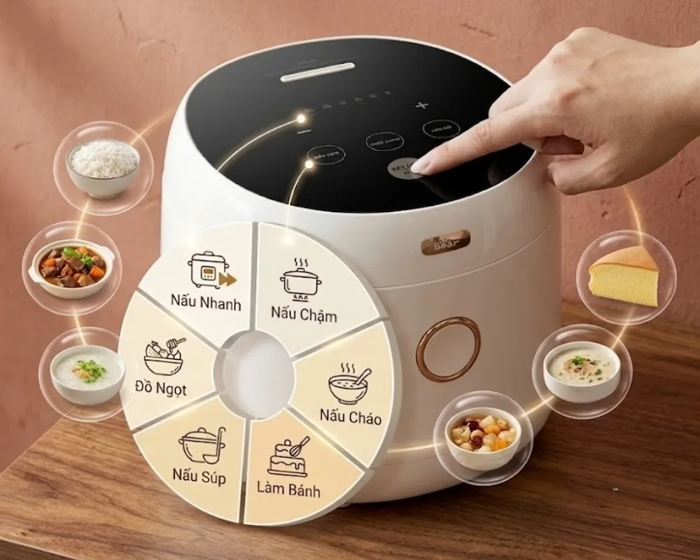 Nồi Cơm Điện Bear Sb-Nc30B 12 Nồi Cơm Điện Bear Sb-Nc30B - Akia Smart Home