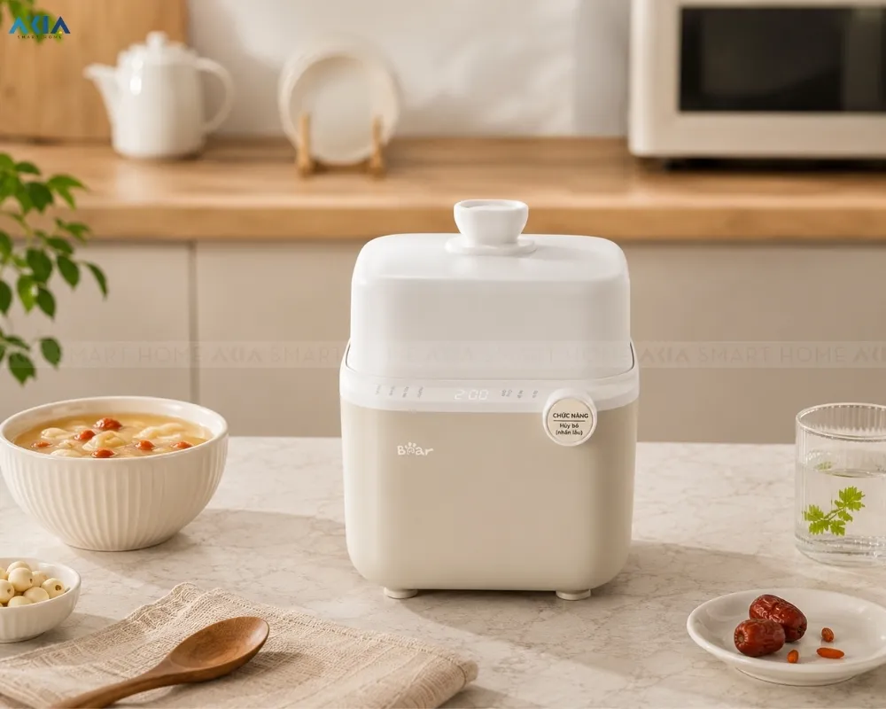 Nồi Nấu Chậm 0.8L Bear Sb-Nnc08 15 Nồi Nấu Chậm 0.8L Bear Sb-Nnc08 - Akia Smart Home