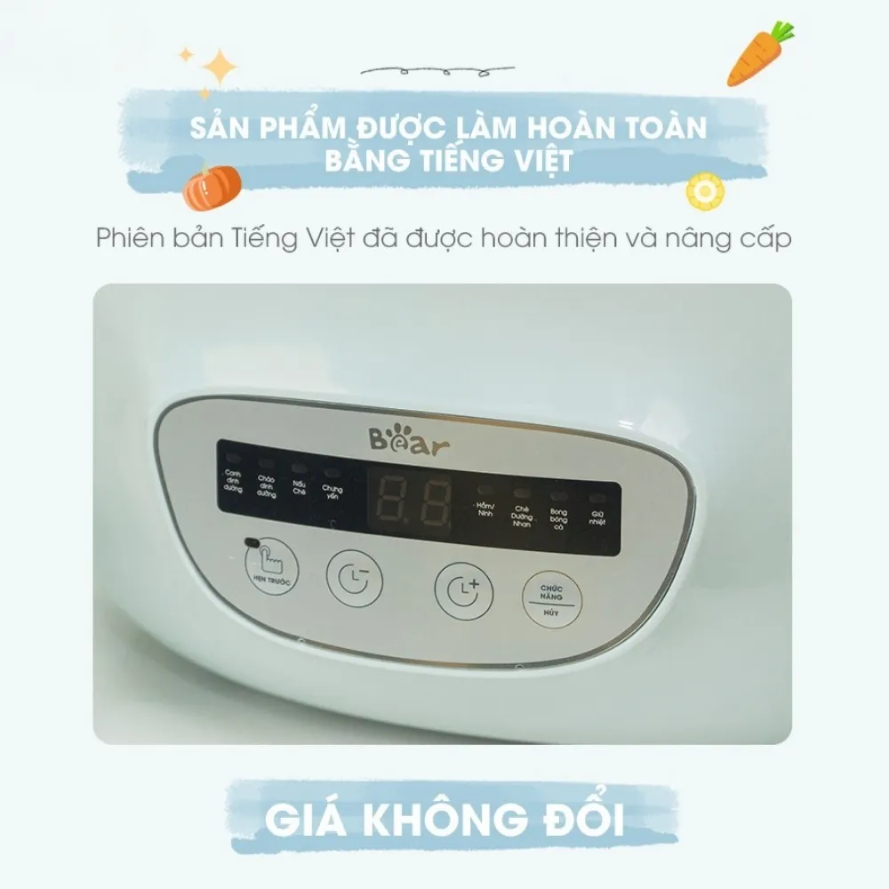 Nồi Nấu Chậm Bear Sube003 2.5L 16 Nồi Nấu Chậm Bear Sube003 2.5L - Akia Smart Home