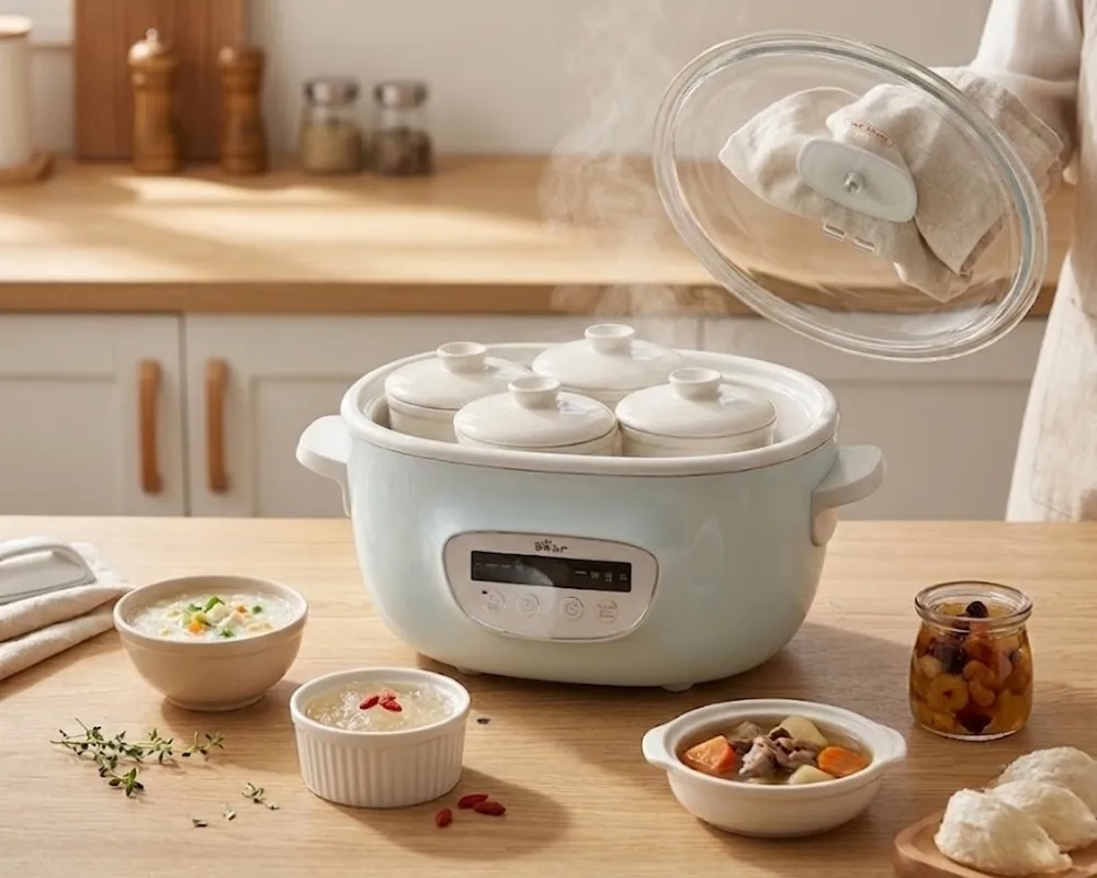 Nồi Nấu Chậm Bear Sube003 2.5L 15 Nồi Nấu Chậm Bear Sube003 2.5L - Akia Smart Home