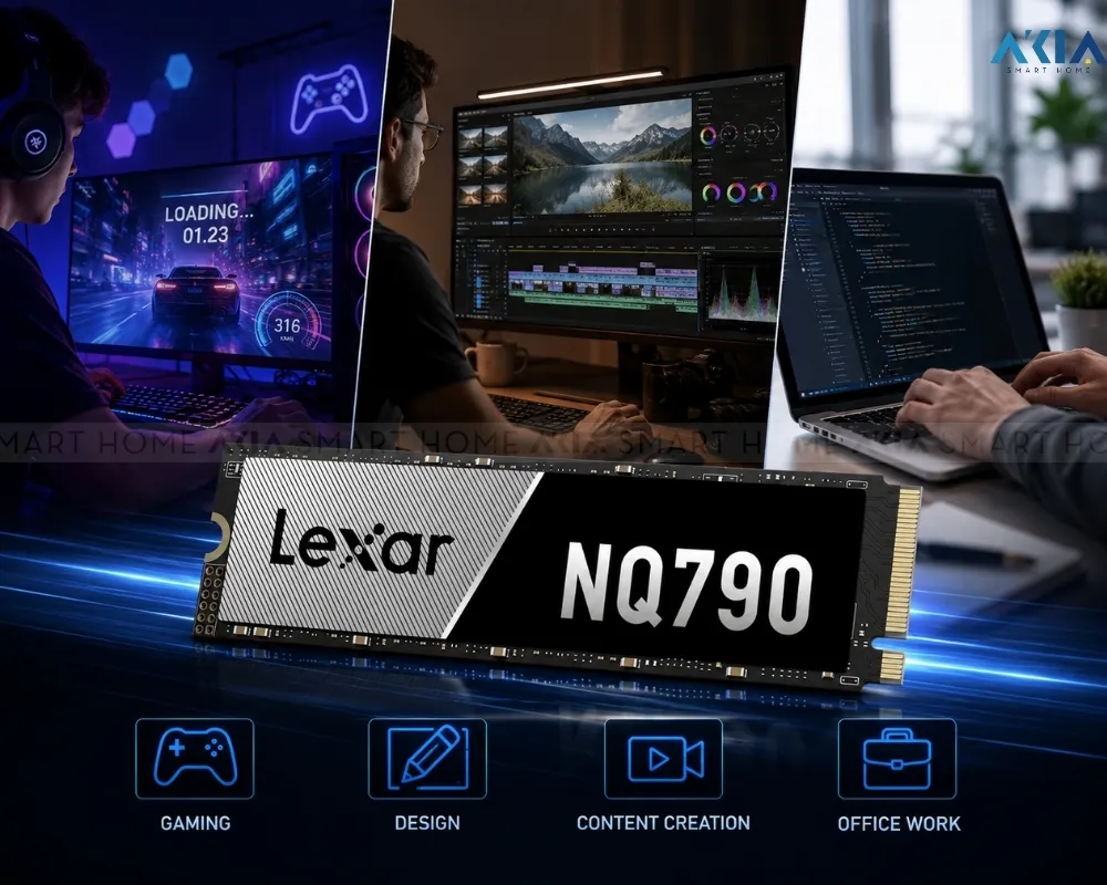 Ổ Cứng Ssd Lexar M.2 2280 Nvme 1Tb Nq790 16 Ổ Cứng Ssd Lexar M.2 2280 Nvme 1Tb Nq790 - Akia Smart Home