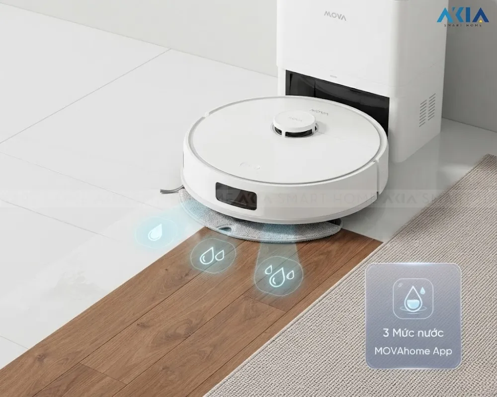 Robot Hút Bụi Lau Nhà Mova E20S Pro Plus 11 Robot Hút Bụi Lau Nhà Mova E20S Pro Plus - Akia Smart Home