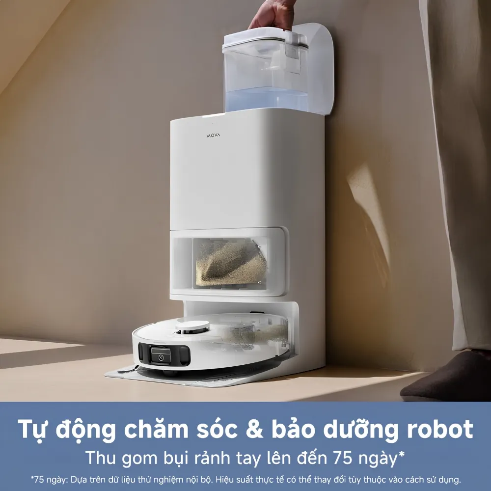 Robot Hút Bụi Lau Nhà Mova E40 Ultra 12 Robot Hút Bụi Lau Nhà Mova E40 Ultra - Akia Smart Home