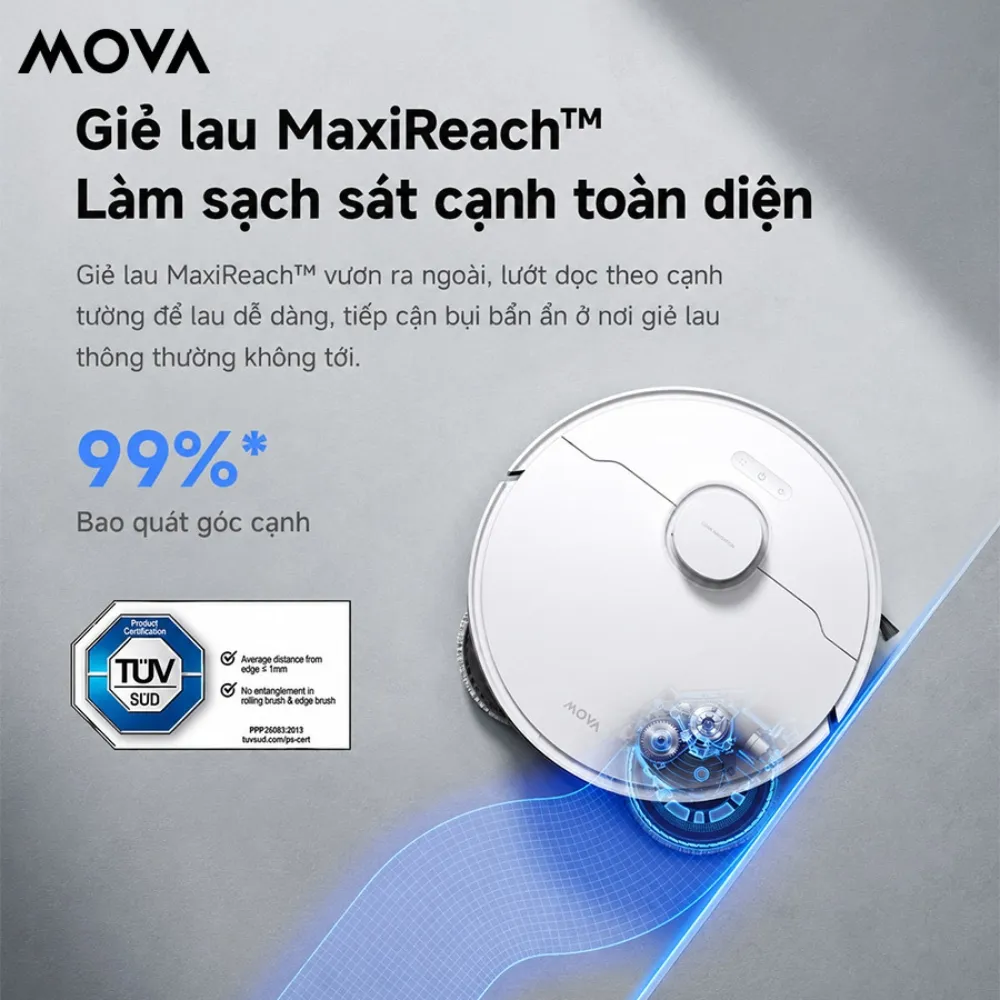 Robot Hút Bụi Lau Nhà Mova E50 Ultra 32 Robot Hút Bụi Lau Nhà Mova E50 Ultra - Akia Smart Home