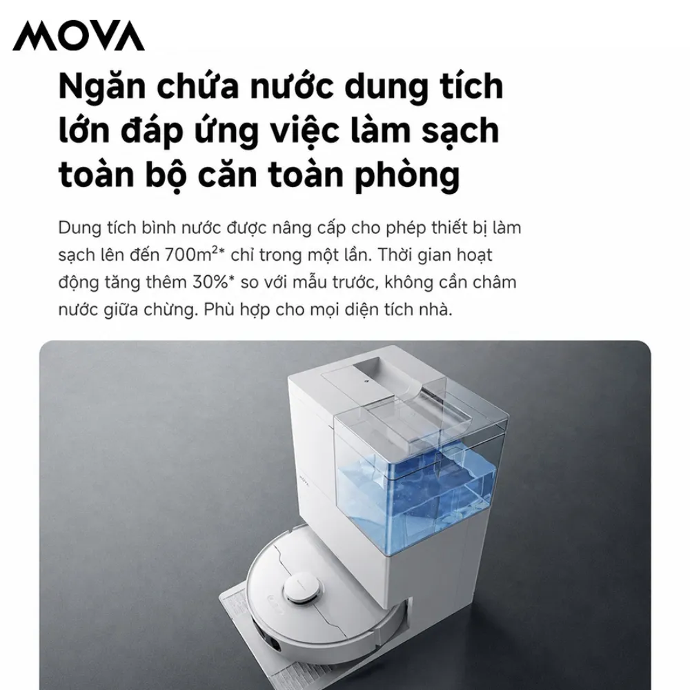 Robot Hút Bụi Lau Nhà Mova E50 Ultra 37 Robot Hút Bụi Lau Nhà Mova E50 Ultra - Akia Smart Home