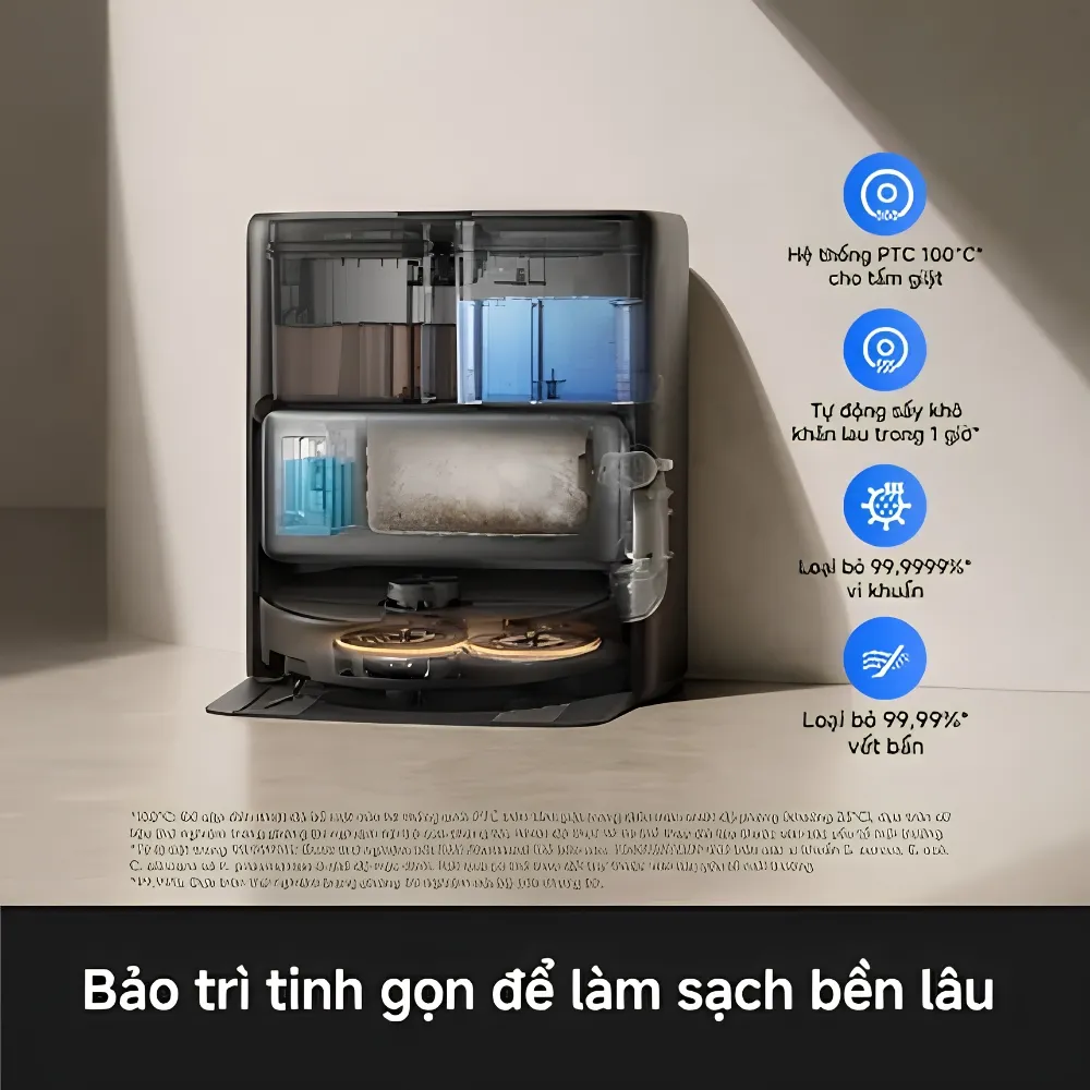 Robot Hút Bụi Lau Nhà Mova P70 Pro Ultra 17 Robot Hút Bụi Lau Nhà Mova P70 Pro Ultra - Akia Smart Home