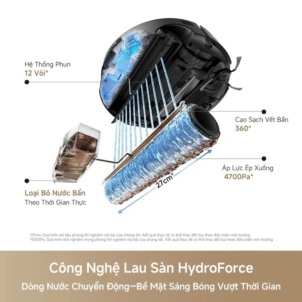 Robot Hút Bụi Lau Nhà Mova S70 Roller 16 Robot Hút Bụi Lau Nhà Mova S70 Roller - Akia Smart Home