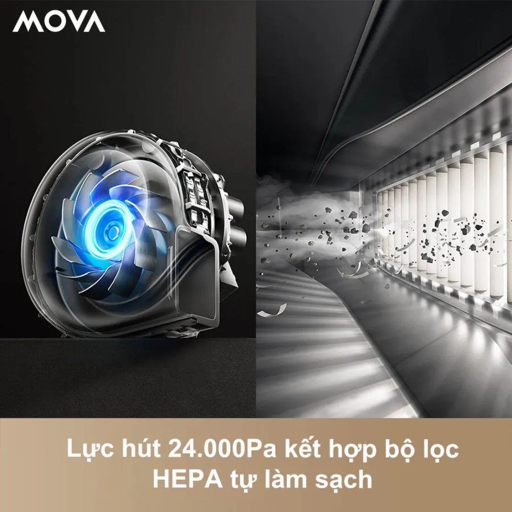 Robot Hút Bụi Lau Nhà Mova V50 Ultra 40 Robot Hút Bụi Lau Nhà Mova V50 Ultra - Akia Smart Home