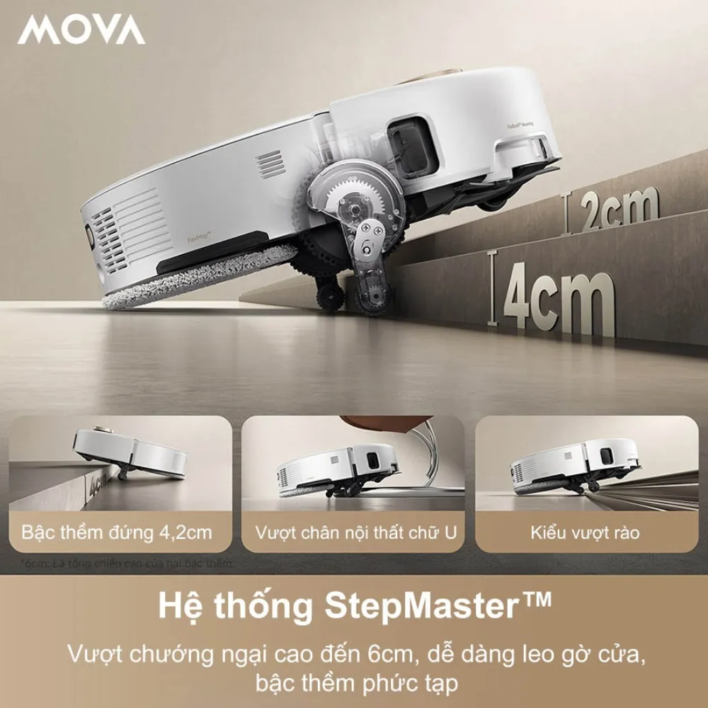 Robot Hút Bụi Lau Nhà Mova V50 Ultra 41 Robot Hút Bụi Lau Nhà Mova V50 Ultra - Akia Smart Home