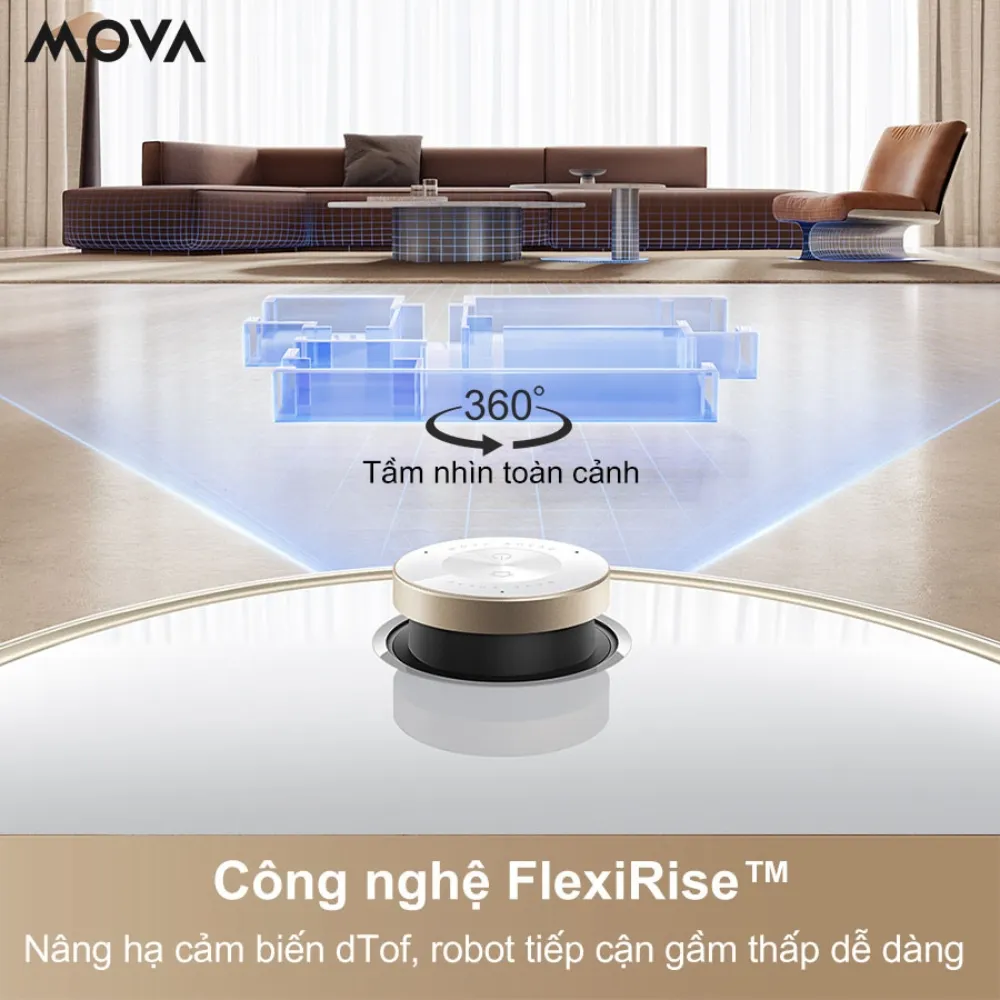 Robot Hút Bụi Lau Nhà Mova V50 Ultra 43 Robot Hút Bụi Lau Nhà Mova V50 Ultra - Akia Smart Home