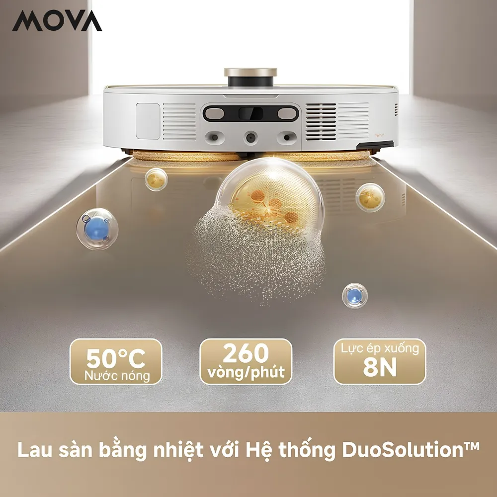 Robot Hút Bụi Lau Nhà Mova V50 Ultra 44 Robot Hút Bụi Lau Nhà Mova V50 Ultra - Akia Smart Home