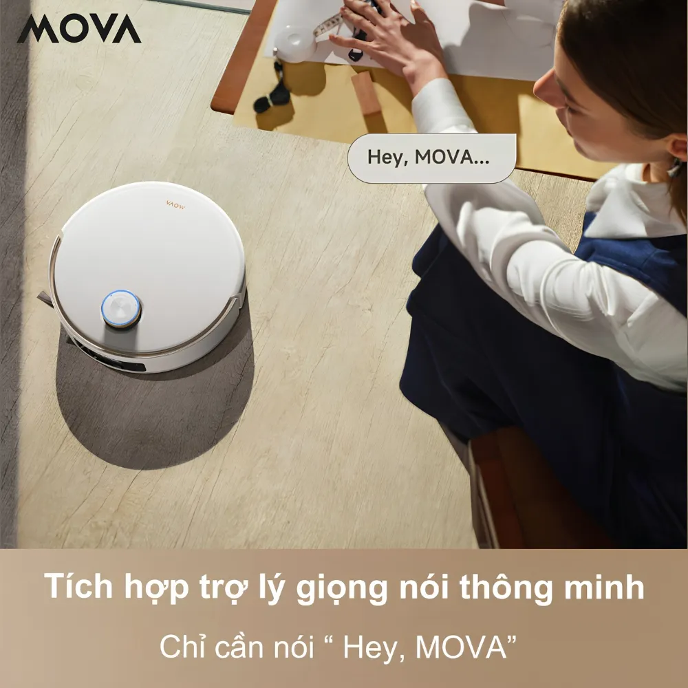 Robot Hút Bụi Lau Nhà Mova V50 Ultra 50 Robot Hút Bụi Lau Nhà Mova V50 Ultra - Akia Smart Home