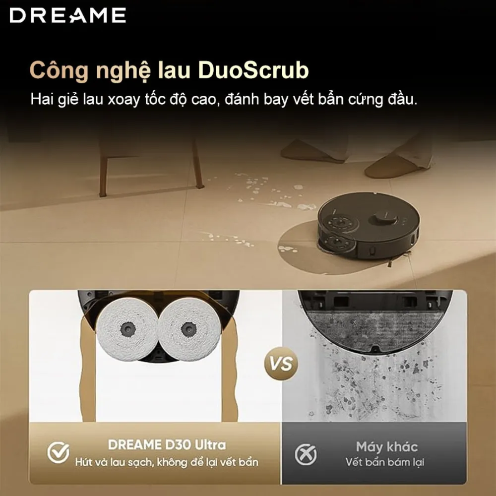 Robot Hút Bụi Lau Sàn Dreame D30 Ultra Ce 30 Robot Hút Bụi Lau Sàn Dreame D30 Ultra Ce - Akia Smart Home