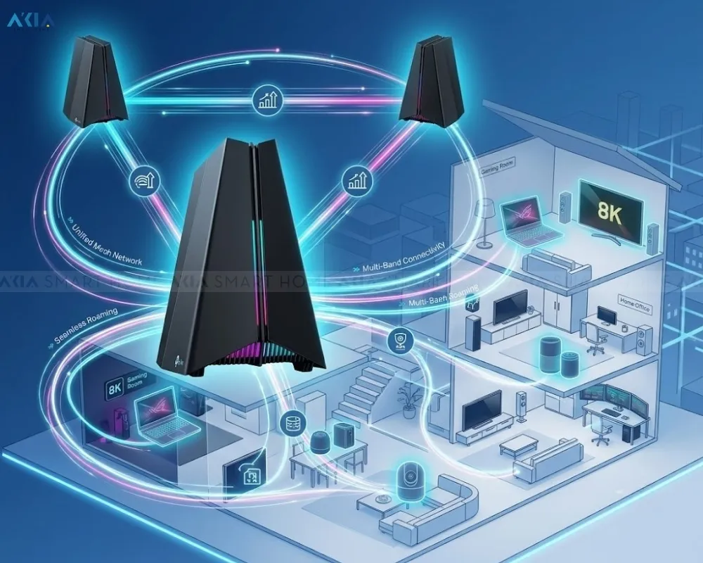 Router Wifi 7 Be9300 Ba Băng Tần Archer Ge550 15 Router Wifi 7 Archer Ge550 Be9300 Ba Băng Tần - Akia Smart Home