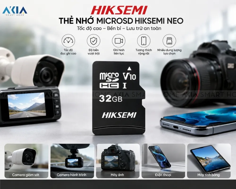 Thẻ Nhớ Microsd Hiksemi Neo 32Gb/64Gb/128Gb - Akia Smart Home