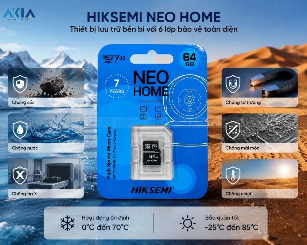 Thẻ Nhớ Microsd Hiksemi Neo 32Gb/64Gb/128Gb - Akia Smart Home