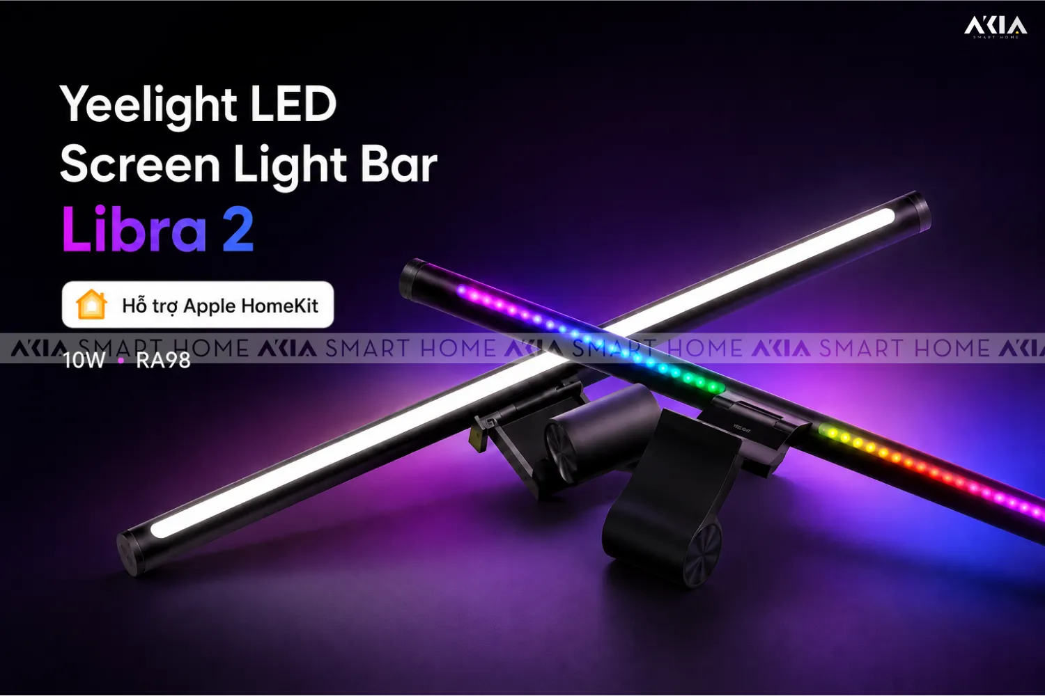 Đèn Kẹp Màn Hình Yeelight Led Screen Light Bar Libra 2 - Hỗ Trợ Homekit 8 Đèn Kẹp Màn Hình Yeelight Led Screen Light Bar Libra 2 – Hỗ Trợ Homekit - Akia Smart Home