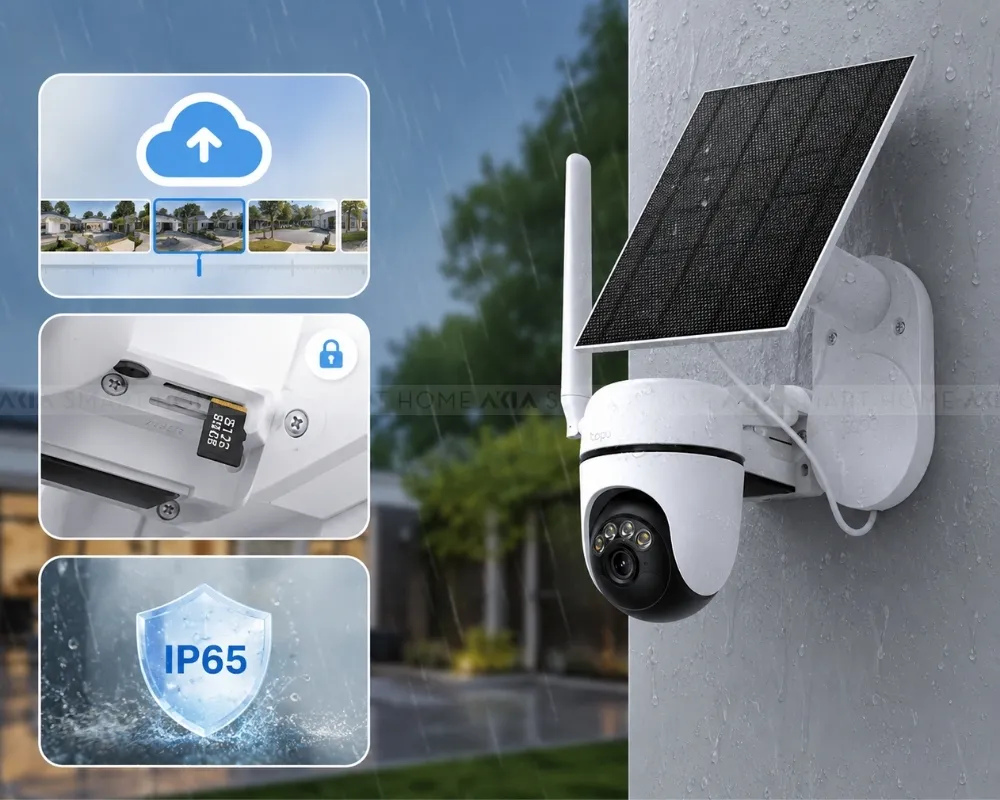 Camera An Ninh Ngoài Trời 4G Tapo C615G Kit 13 Camera An Ninh Ngoài Trời 4G Tapo C615G Kit - Akia Smart Home