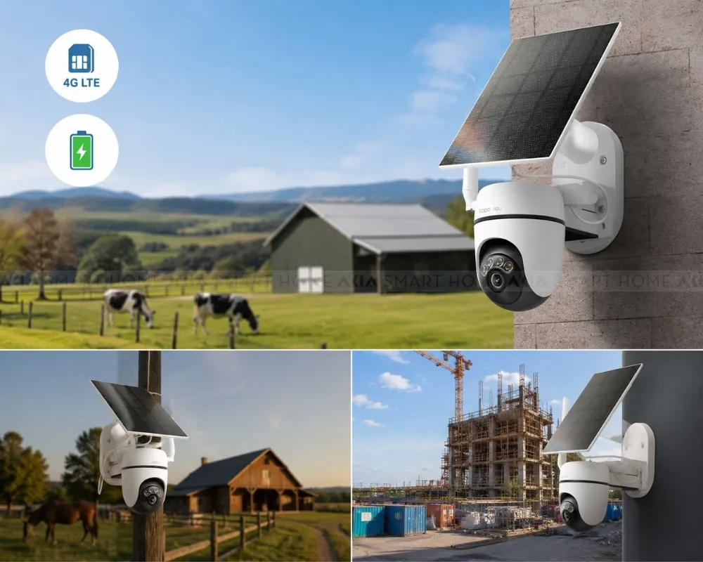 Camera An Ninh Ngoài Trời 4G Tapo C615G Kit 8 Camera An Ninh Ngoài Trời 4G Tapo C615G Kit - Akia Smart Home
