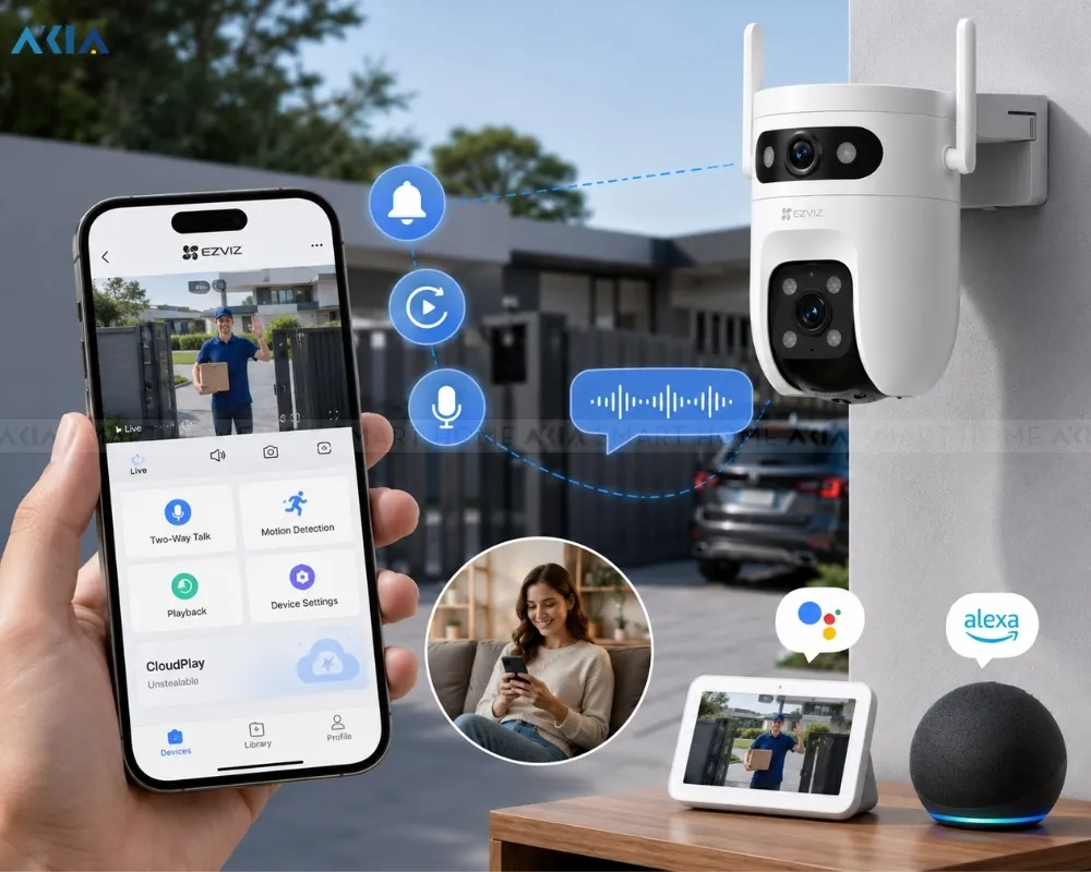 Camera Ngoài Trời Ezviz C9C Dual 24 Camera Ngoài Trời Ezviz C9C Dual 2K, 3K - Akia Smart Home