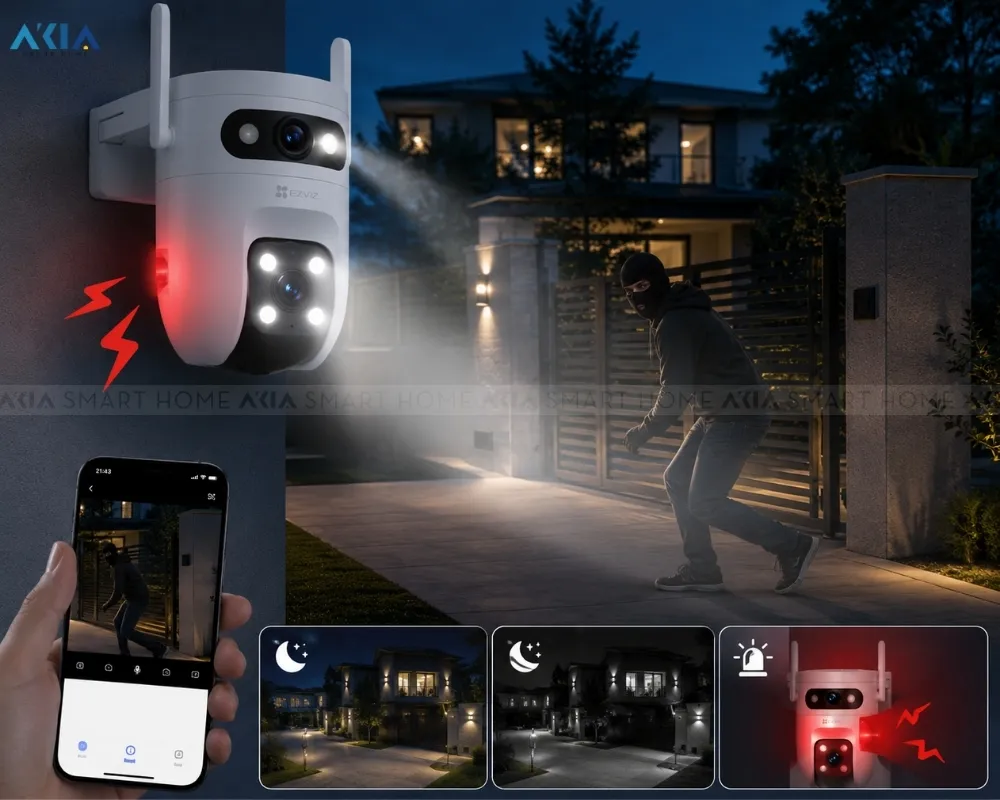 Camera Ngoài Trời Ezviz C9C Dual 20 Camera Ngoài Trời Ezviz C9C Dual 2K, 3K - Akia Smart Home