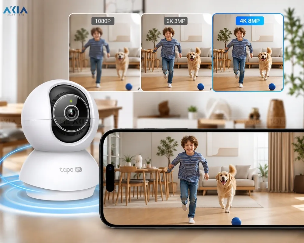 Camera Wifi An Ninh Gia Đình Quay Quét Ai Tapo C250 11 Camera Wifi An Ninh Gia Đình Quay Quét Ai Tapo C250 - Akia Smart Home