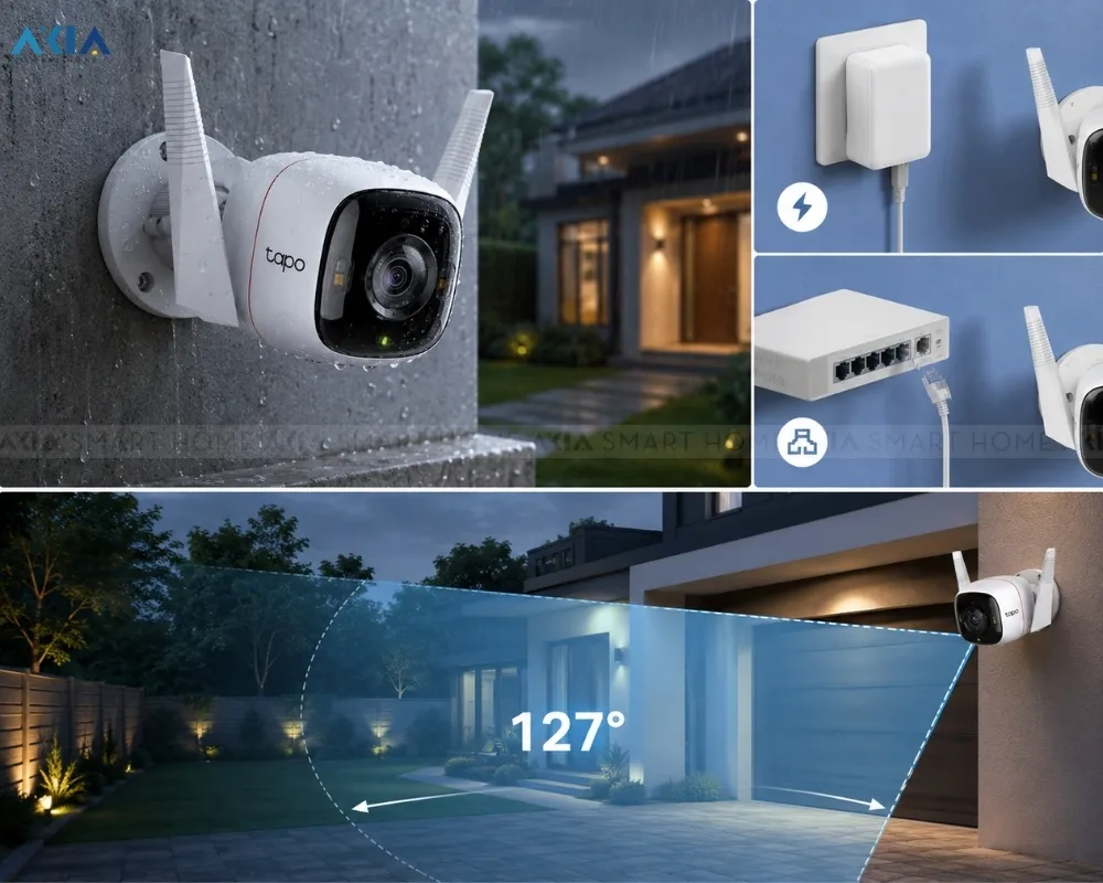 Camera Wifi An Ninh Ngoài Trời Tapo C325Wb 4Mp 12 Camera Wifi An Ninh Ngoài Trời Tapo C325Wb 4Mp - Akia Smart Home