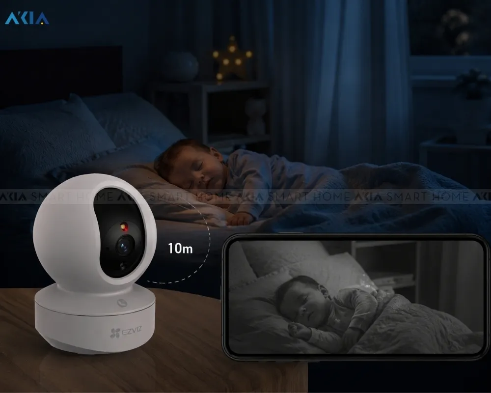 Camera Wifi Ip 360 Độ 4Mp Ezviz Ty1 - Akia Smart Home