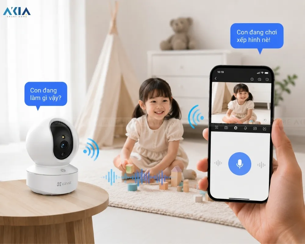 Camera Wifi Ip 360 Độ 4Mp Ezviz Ty1 - Akia Smart Home