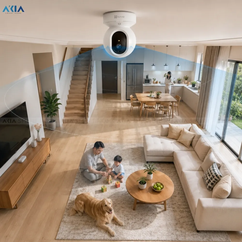 Camera Wifi Ip 360 Độ 4Mp Ezviz Ty1 - Akia Smart Home