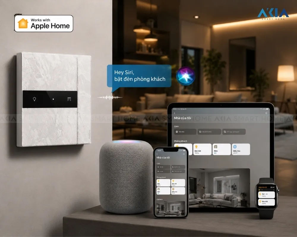 Công Tắc Âm Tường Thông Minh Aqara H1 Elite 39 Công Tắc Âm Tường Thông Minh Aqara H1 Elite - Akia Smart Home