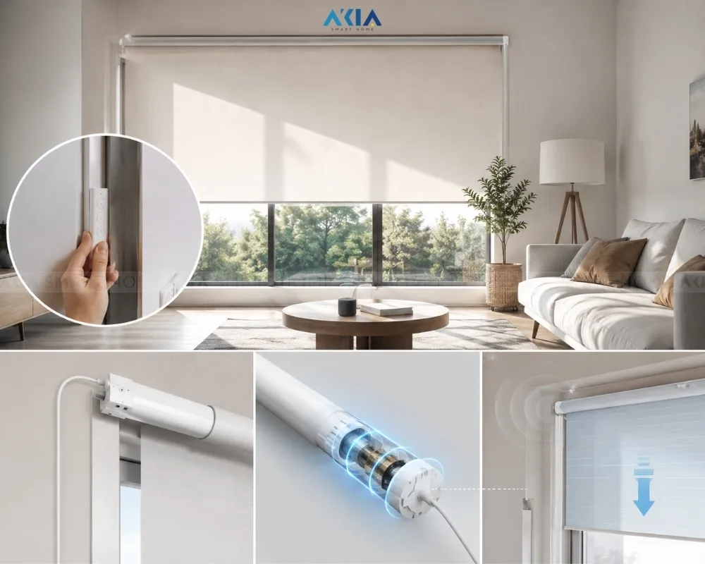 Động Cơ Rèm Cuốn Thông Minh Aqara Ta Zngzdj20Lm 10 Động Cơ Rèm Cuốn Thông Minh Aqara Ta Zngzdj20Lm - Akia Smart Home