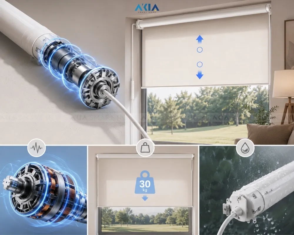 Động Cơ Rèm Cuốn Thông Minh Aqara Ta Zngzdj20Lm 12 Động Cơ Rèm Cuốn Thông Minh Aqara Ta Zngzdj20Lm - Akia Smart Home