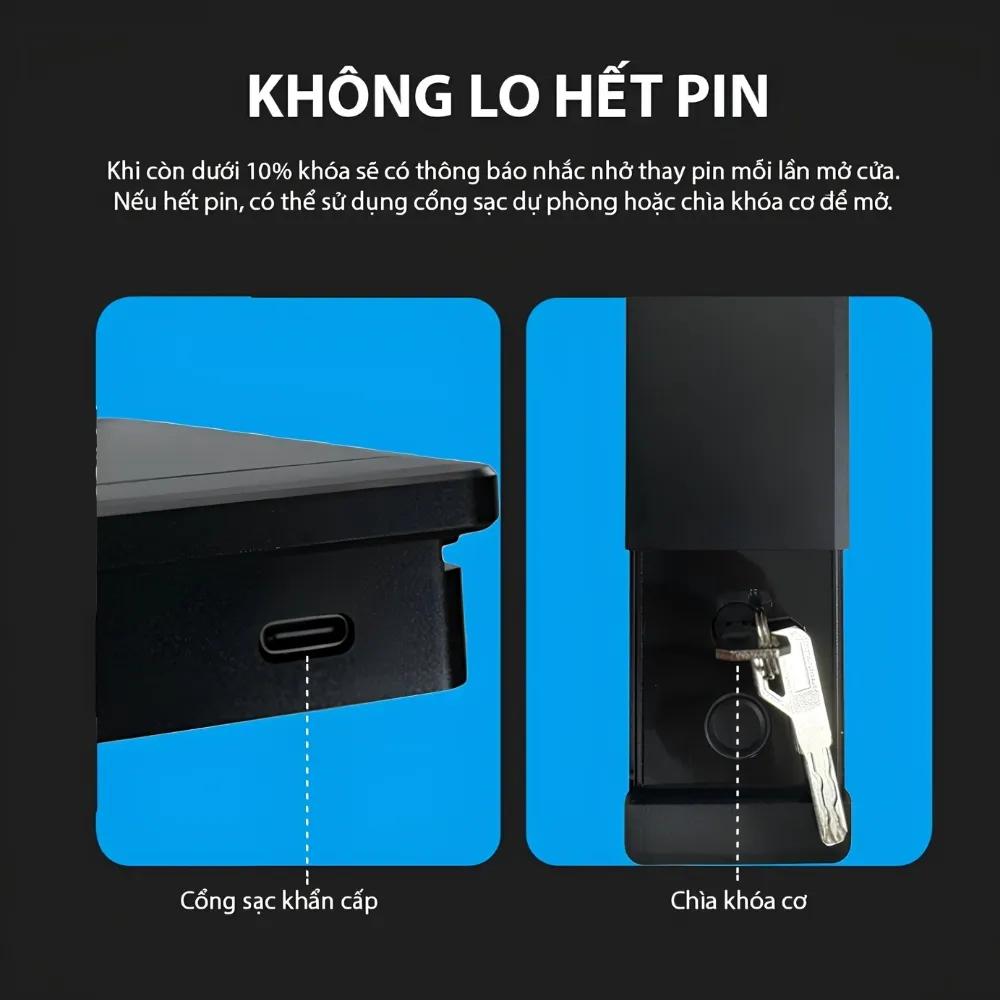 Khoá Cổng Vân Tay Ngoài Trời Laffer A18 Pro Nắp Trượt 53 Khoá Cổng Vân Tay Ngoài Trời Laffer A18 Pro - Akia Smart Home