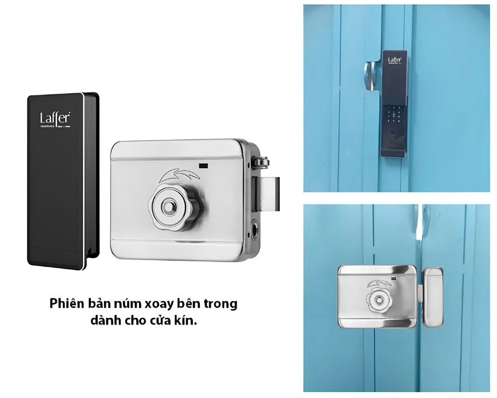 Khoá Cổng Vân Tay Ngoài Trời Laffer A18 Pro Nắp Trượt 44 Khoá Cổng Vân Tay Ngoài Trời Laffer A18 Pro - Akia Smart Home